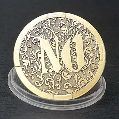 Replika Komemorativni novčići kreativni pozlaćeni kreativni poklon stavka Da ili nema umjetničke kolekcije spomen-soba sa slovima