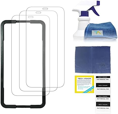 Tech Armor Bundle Protection za Apple iPhone 12 i 12 Pro 6.1 inčni sprej za čišćenje ekrana [16 Oz] sa krpama od mikrovlakana-najbolje