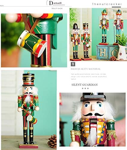 AULUDA Nutcracker figure, kolekcija figurica Božićne dekoracije, Holiday House drveni ukras ukrasni poklon Set