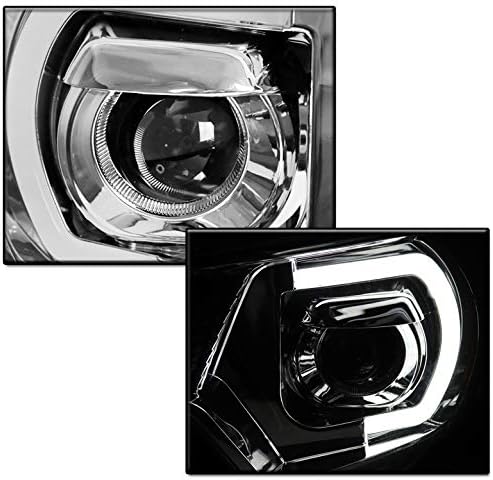 ZMAUTOPARTS Mono-Eye LED DRL projektor farovi farovi Chrome kompatibilni sa 2012-2015 Toyota Tacoma