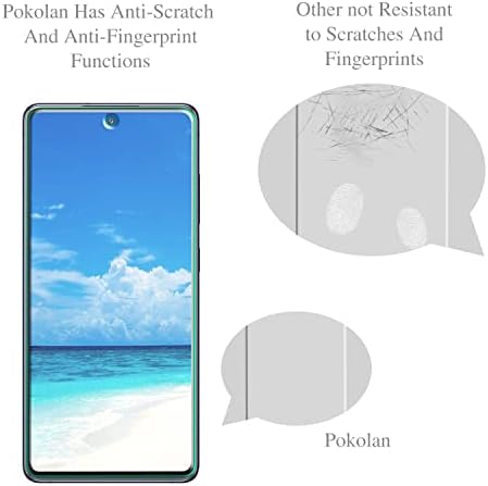Pokolan [3-Pack] dizajniran za Samsung Galaxy S20 FE 5G, Galaxy S20 Fe kaljeno staklo Zaštita ekrana, podržava čitač otiska prsta,