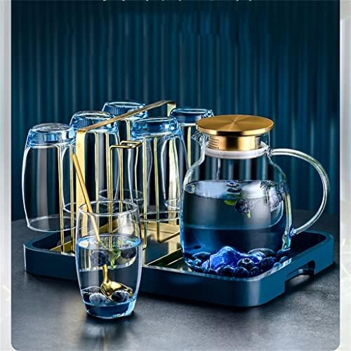 Walnuta Obojena staklo Početna KUP za piće otporna na toplinu otpornost na čaj za dnevnu sobu CUP CUP SET Nordic Style 6