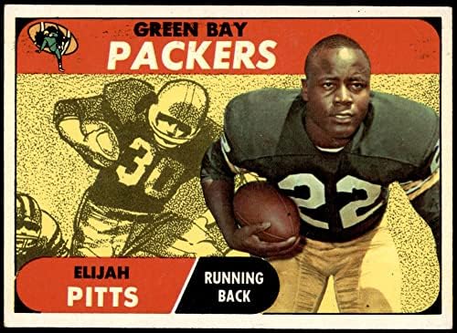 1968 TOPPS 79 Elijah Pitts Green Bay Packers VG + paketi Philander Smith