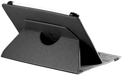 Navitech crni poklopac od umjetne kože sa 360 rotacijskim postoljem kompatibilan sa 7 Fusion5 3G Tablet računarom za telefonski poziv