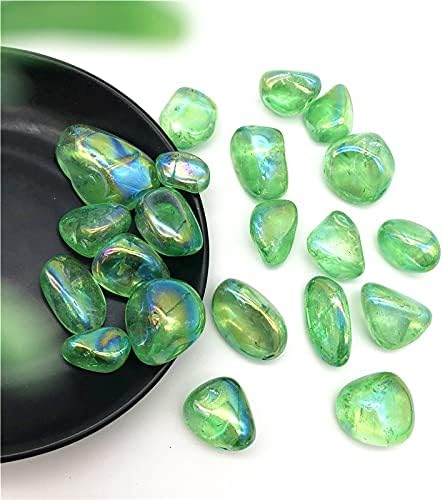 Laaalid XN216 100g Zeleni titanijum Aura Engleski kvarcni kristalni kamenje zacjeljivanje prirodnog kamenja i minerala prirodno