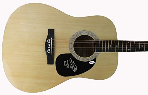 Joe McDonald Country Joe i riba autentična potpisana gitara PSA / DNK T21342