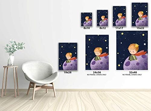 The Little Prince Canvas Zidno Dječji rasadni dekor za kućnu dječju sobu Ispisuje 11 x 17
