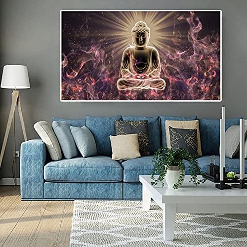 Moderni God Buddha Wall Art Canvas Štampa Buda Canvas Art Slike Na Zidu Platnene Slike Budizam Posteri Wall Decora