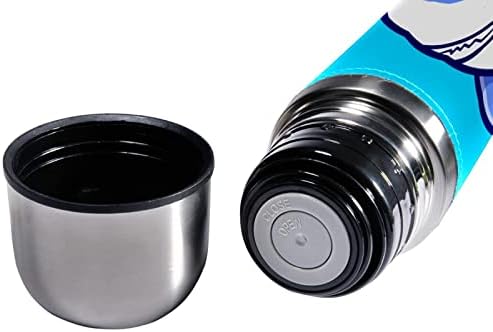 SDFSDFSD 17 oz Vakuum izolirane boce od nehrđajućeg čelika Sportska kavana Putna krigla Flascriine kože Omotani BPA Besplatno, slatko