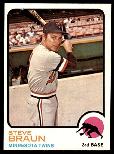 1973 TOPPS 16 Steve Braun Minnesota Twins Ex / MT blizanci
