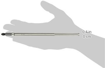 Klein Tools K16 1/4-inčni Phillips odvijač za vijke sa vrhom od 4 inča sa okruglom drškom, 7 inča ukupne dužine