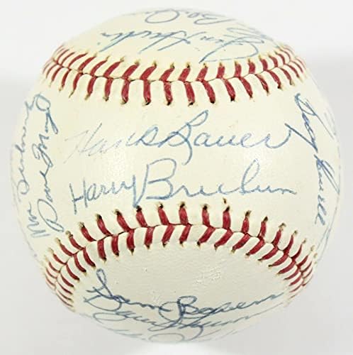 Prekrasan 1967. Baltimore Orioles tim potpisao je američka liga bejzbol JSA COA - autogramirane bejzbol