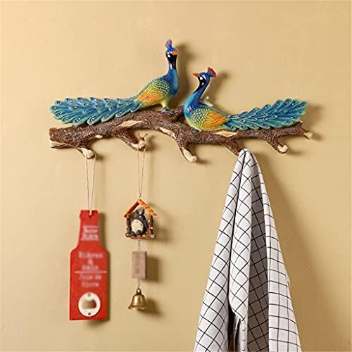 Ganfanren Hook Dekoracija ptica američki pastoralni kukir zidni viseći kaput kuka za ukrašavanje nakala za sjedalo za vješalice zidni