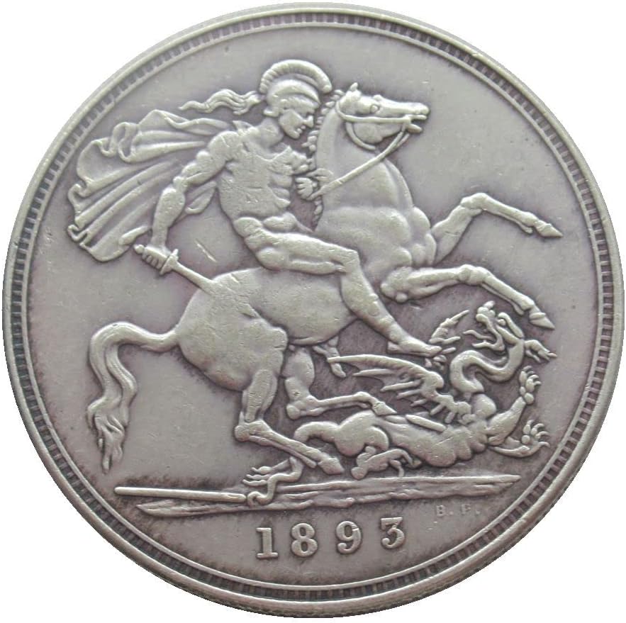 British 1893 spoljni komemorativni novčić