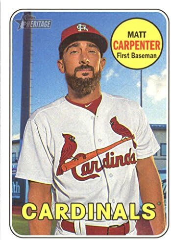 2018 baština za gornje baštine 18 Matt Carpinter bejzbol kartica St. Louis Cardinals