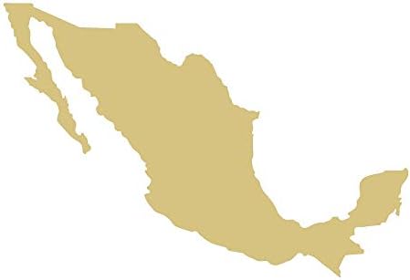 Meksiko izrez nedovršeno Drvo Cinco de Mayo vješalica za vrata MDF u obliku platna stil 1