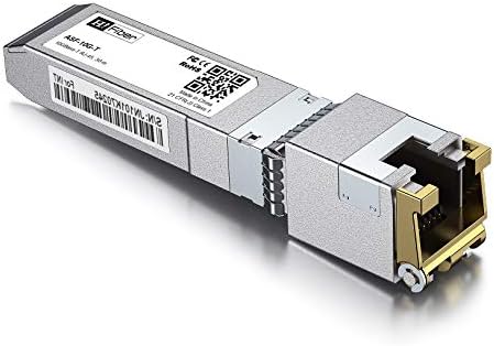 10GB SFP+ RJ45 modul, 10GBase-T Ethernet SFP+ podrška za primopredajnik bakra 10g/5G/2.5 G/1.25 G, kompatibilan sa Ubiquiti Uf-RJ45-10g,