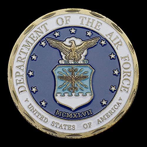 US Air Force Challenge Coin bakreni odjel za zračni suvenir Poklon kovanica
