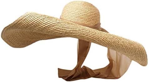 Ljetne šahte za žene modna slama šešir na plaži Veliki poklopac sunčani šešir Sklopivi sunčani kapa za žene bejzbol kape