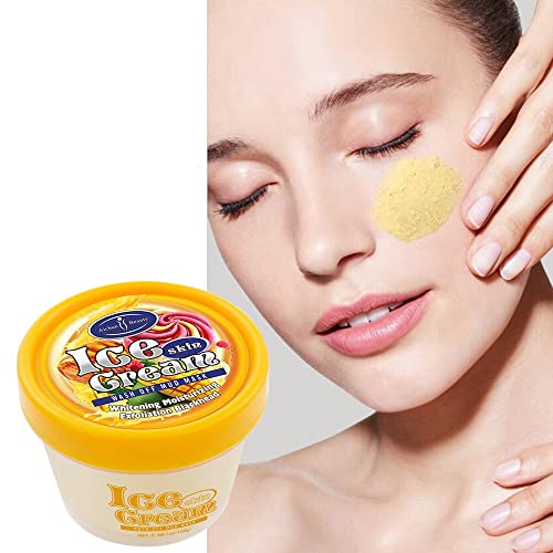 WEERSHUN Mango & amp; Med Ice Cream blato maska hidratantna uklanjanje mitesera izbjeljivanje Fade tupost Brighten suhoća njegu kože