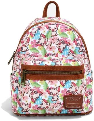 Loungefly Disney Moana Pua cvjetni AOP Mini ruksak