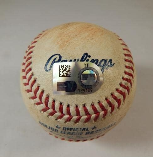 2022 New York Mets Miami Marlins Igra Rabljeni bejzbol Pablo Lopez Mark Canha Ball - Igra Polovne bejzbol