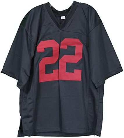 Najee Harris Alabama Crimson Plimt potpisan autogramirani crni 22 Custom Jersey PSA COA