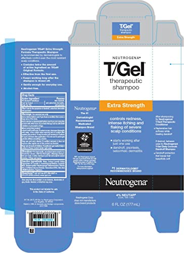 Neutrogena t Gel šampon dodatna snaga protiv peruti seboroični Dermatitis 6oz 177ml