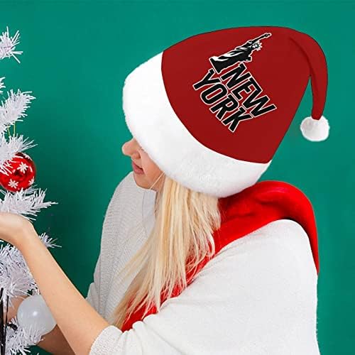 New York Kip slobode Božić šešir meka pliš Santa kapa Funny Beanie za Božić Nova Godina svečana zabava