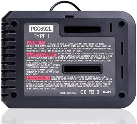 Yongcell 20V PCC662L PCC691L punjač kompatibilan sa porter kablom + 2-pakovanjem 20V 3.0Ah PCC680L Zamjena baterije za porter kabel