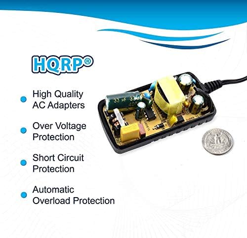 HQRP AC Adapter kompatibilan sa NordicTrack AUDIOSTRIDER 800 eliptični Exerciser 831.236670 831.236671 831.236672 831.236673 NTEL77060