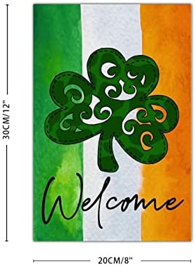 Sretan dnevni znakovi sav. Patricka Irska zastava Irska Shamrock potpise za djetetu Vintage zidni umjetnički znak personalizirani