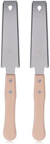 WoodHandleHandSaw, GrindingTeeth HRC6063 Dobra žilavost DoubleSidedHandSaw 0.6 mm debljine za tvrdo drvo