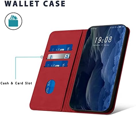 Zonnavi futrola za Samsung Galaxy S23 Plus futrola za novčanik sa držačem kartice, Premium PU kožna futrola [magnetno] [postolje za