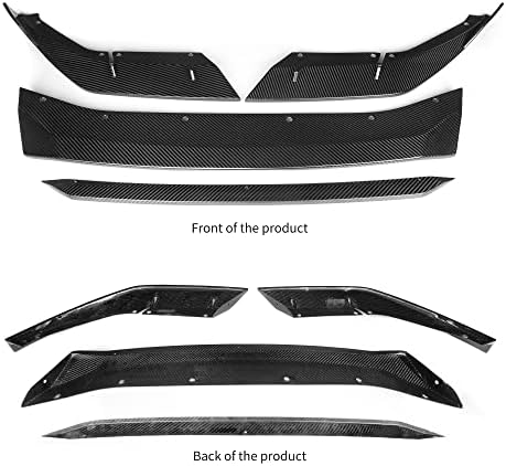Ehbota Real Suw Carbon Compatible / Zamjena za V FUMPER prednja usna, prikladna za BMW M seriju M5 F90 LCI MT Style 2020-in 4 kom