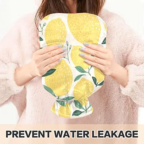 Flaše za toplu vodu sa poklopcem dekorativna limunova vreća za toplu vodu za ublažavanje bolova, trudnice, podloga za grijanje vode