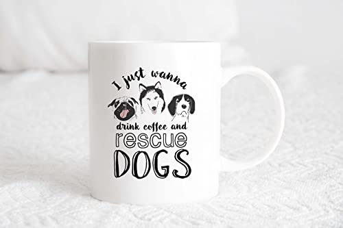 Samo želim piti kafu i kućnog ljubimca mog psa, samo ovdje za kućne ljubimce, duhovit pse zaljubljenik, poklon za ljubitelje psa,