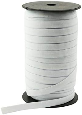 Cutex pletena elastična 1/4 Širina X 200 metara crno-bijela za donji veš