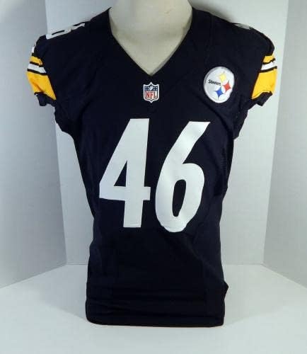 2012 Pittsburgh Steelers 46 Igra izdana Black Jersey 46 DP21191 - Neposredna NFL igra Rabljeni dresovi
