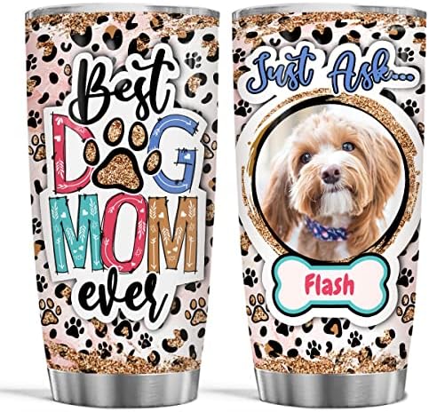 wowcugi personalizovani pas mama Tumbler 20oz 30oz najbolji pas mama inox izolovane Tumblers kafa Travel šolja šolja pas vlasnik poklon