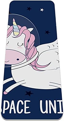 Siebzeh Space Star Unicorn slatka Premium Thick Yoga Mat Eco Friendly Rubber Health & amp; fitnes non Slip Mat za sve vrste vježbe