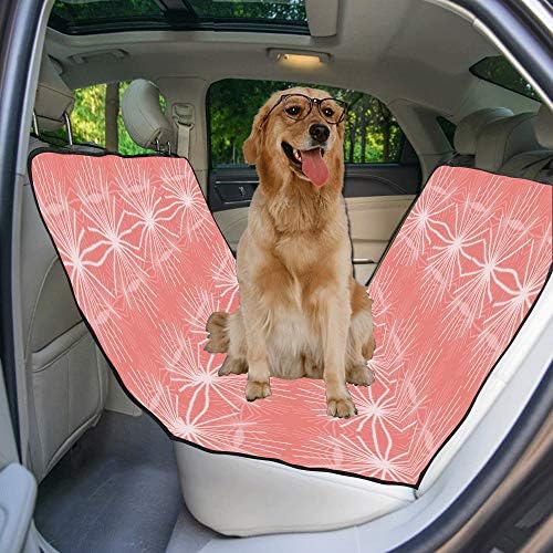 Enevotx Navlaka za pseće sjedište prilagođenog dizajna u stilu pozadine cvijeće štampanje presvlaka za autosjedalice za pse vodootporna