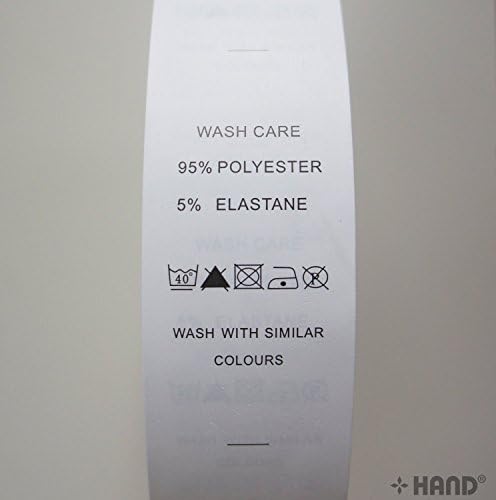 HAND® 25mm prazna rola za štampanje etiketa za negu pranja-materijal od poliesterske papirne tkanine-dužine 2500 etiketa