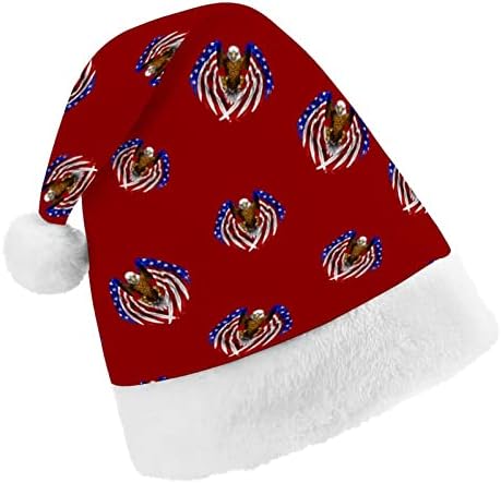 American Eagle SAD Zastava ćelavi Orao Božić Santa šešir za Red Božić kapa odmor favorizira Nova Godina Svečana potrepštine