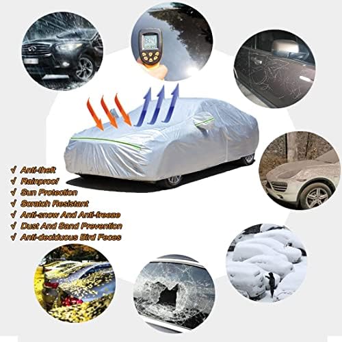 Keyoog 6-sloj puni automobil je vodootporan, univerzalan u svim sezonama, prevenciji snega, otporna na kišu, otpornost na kiselinu,