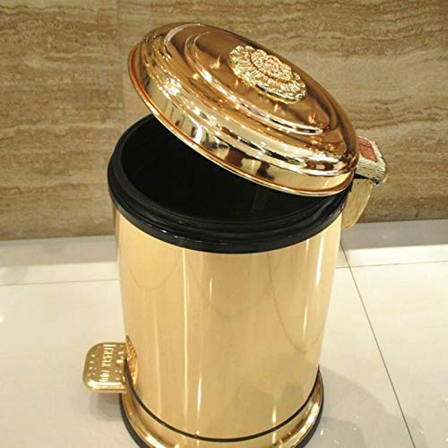 Skimt smeće može kupatilo Zlatno papučiće metalno smeće može postati hotelski hotel vila kuhinja dnevni boravak kupaonica natkrivena