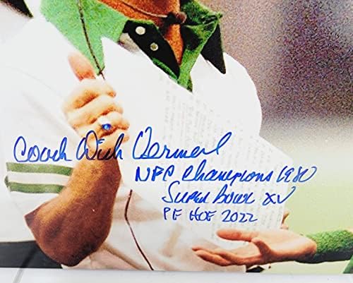 Dick Vermeil Autographion 8x10 fotografija Philadelphia Eagles Super Bowl XV