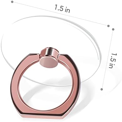 MOFIT transparentni Držač prstena za mobilni telefon za 360 stepeni rotacioni stalak za prstenje kompatibilan sa svim mobilnim telefonima