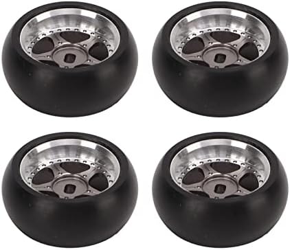 Dilwe RC Drift guma, 4pcs RC metalne gume za kotače za 1/28 za K969 za K989 za P929 Model automobila nadograđeni dio, divljački kotač